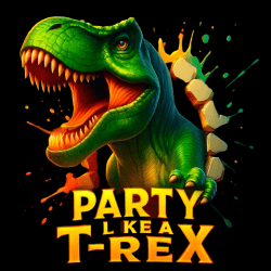 PARTY LIKE A T-REX SHIRT