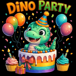 DINO PARTY SHIRT