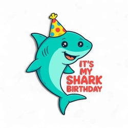CUSTOM SHARK BIRTHDAY PARTY SHIRT